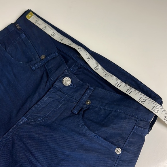 Citizen of Humanity Dani Cropped Straight Leg Pants Blue Size 24 - Picture 12 of 14